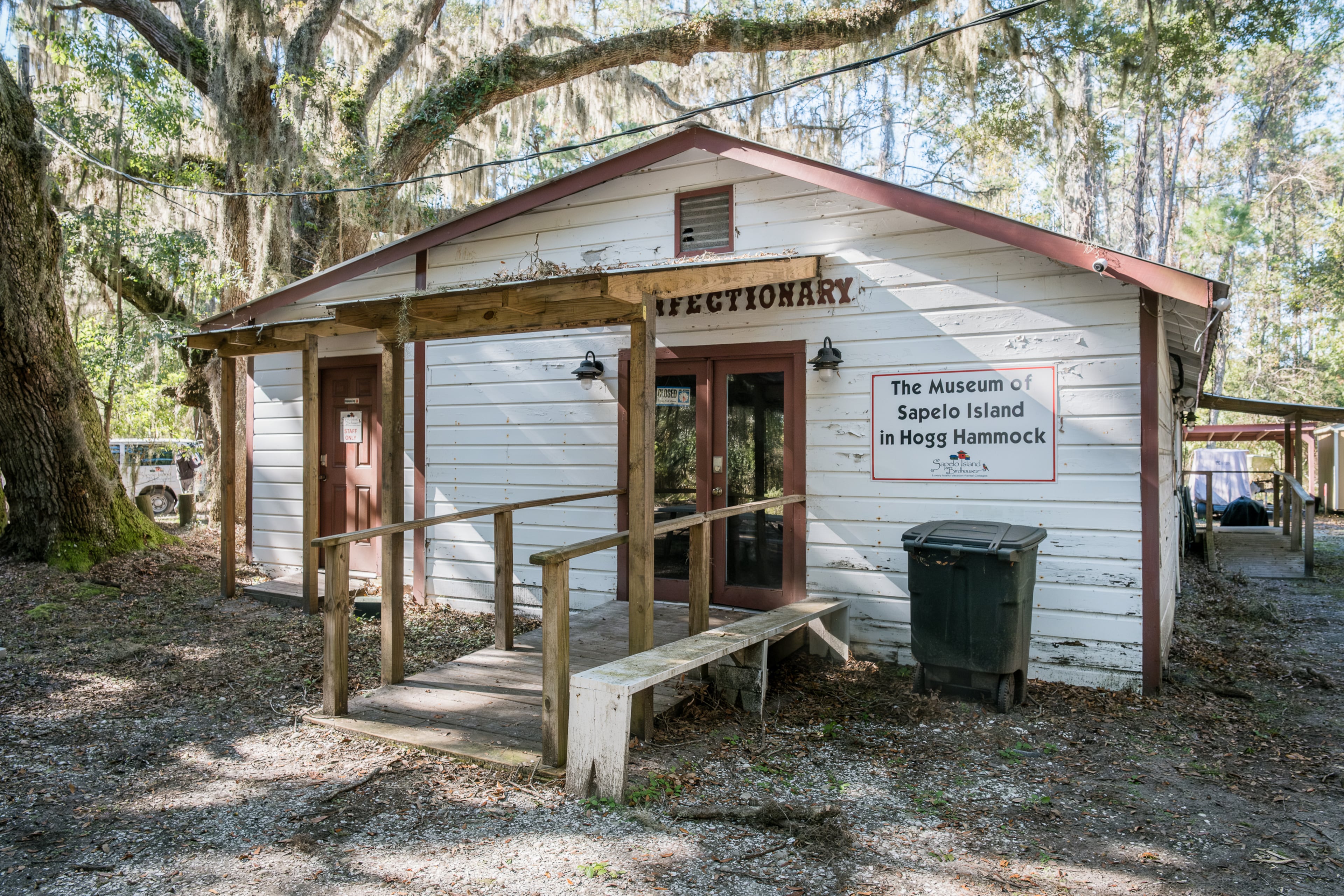 The Museum of Sapelo History in the small Gullah-Geechee community of Hog Hummock on Sapelo Island. The Gullah Geechee keep alive an indispensable cultural link to our past.