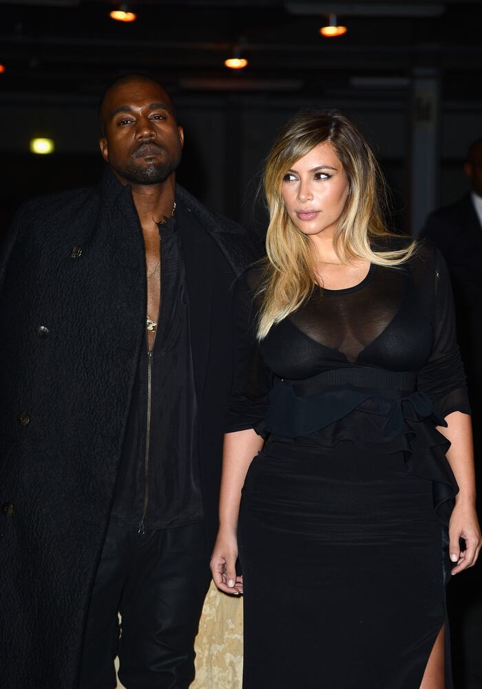Kim Kardashian and Kanye West