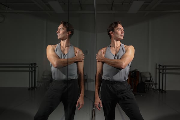 Christian Clark's ankles and knees may ache after a performance at age 43, but Terminus' senior member maintains a compelling presence onstage and his partnering skills and behind-the-scenes work continue to enrich the company. (Arvin Temkar/AJC)