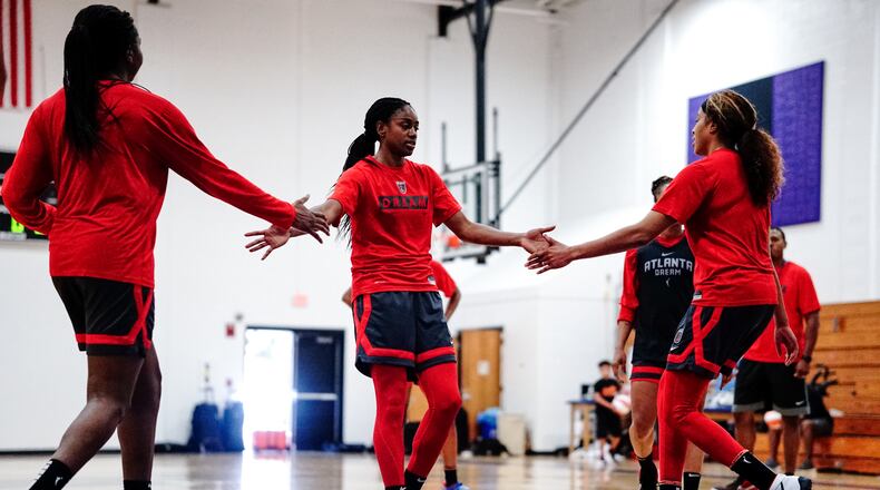 Tiffany Hayes of the Atlanta Dream. Photo courtesy of Kelsey Bibik/Atlanta Dream