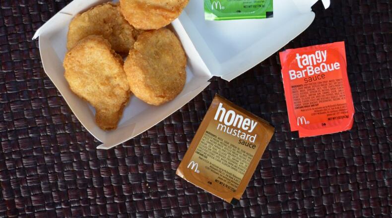 Download the app, get free McNuggets. Photo credit: Cohn & Wolfe.