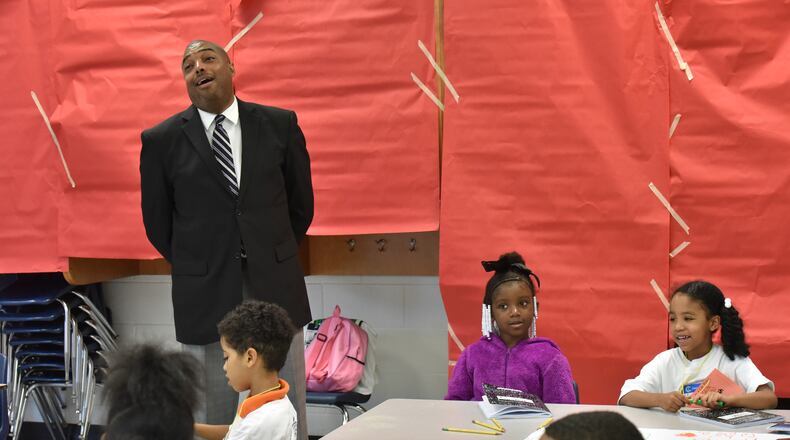Groundbreaking on new Clayton County elementary school again delayed by rain.