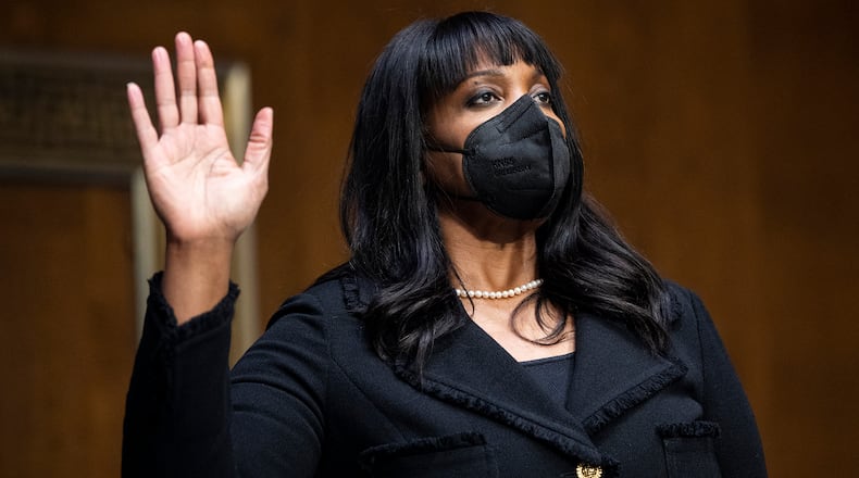 Republicans boycotted a meeting of the U.S. Senate Banking Committee on Tuesday, delaying the confirmation of six of President Joe Biden's appointees. One of them was Georgia native Lisa Cook, who would serve on the board of the Federal Reserve. (Bill Clark-Pool/Getty Images/TNS)