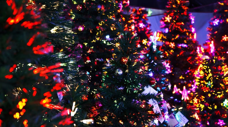 File photo of Christmas trees