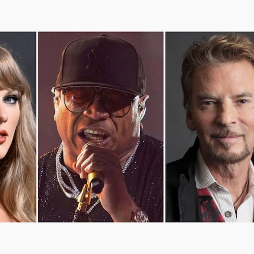 This combination of images shows Taylor Swift, from left, LL Cool J, and Kenny Loggins. (AP Photo)