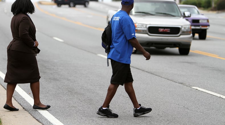More than 130 pedestrians died on Georgia roads in the first six months of 2018, a 32 percent jump over the same period in 2017, according to the Governors Highway Safety Association. Nationally, pedestrian fatalities rose 3 percent. VINO WONG / VWONG@AJC.COM