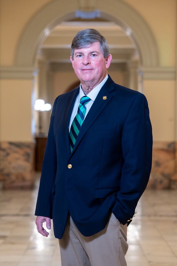 Senate President Pro Tempore Larry Walker, R-Perry, poses for a portrait at the Capitol in Atlanta on Thursday, February 26, 2026, as part of this year’s “best-dressed lawmakers” list. (Arvin Temkar/AJC)