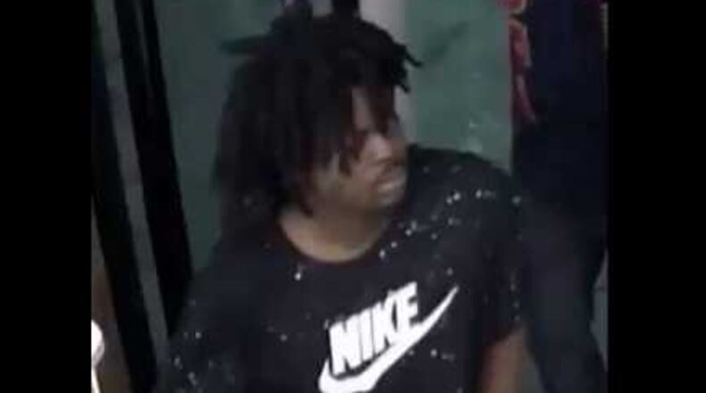 DeKalb County police say this man robbed two victims outside a Texaco station, twice firing a gun outside the busy store.