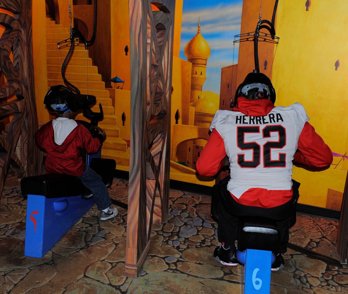 Georgia players visit Disney World