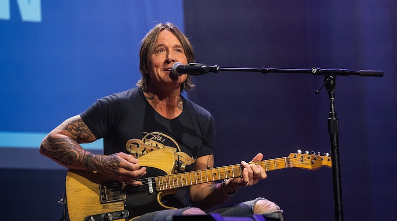 FILE - Keith Urban performs at Team MCA at the Ryman during Country Radio Seminar in Nashville, Tenn., on March 19, 2026. (Photo by Amy Harris/Invision/AP, File)