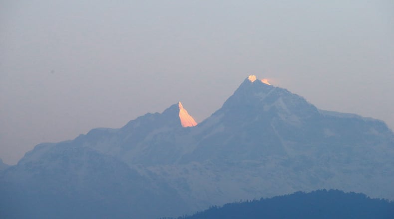 The Himalayas in Nepal near the village of Leorani. (Photo: Chris Jackson/Getty Images)