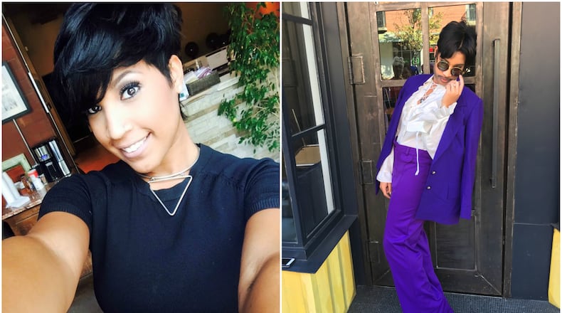 Atlanta stylist Talaya Render dressed up as Prince for Halloween for her company costume contest and looked eerily similar to the late legend.