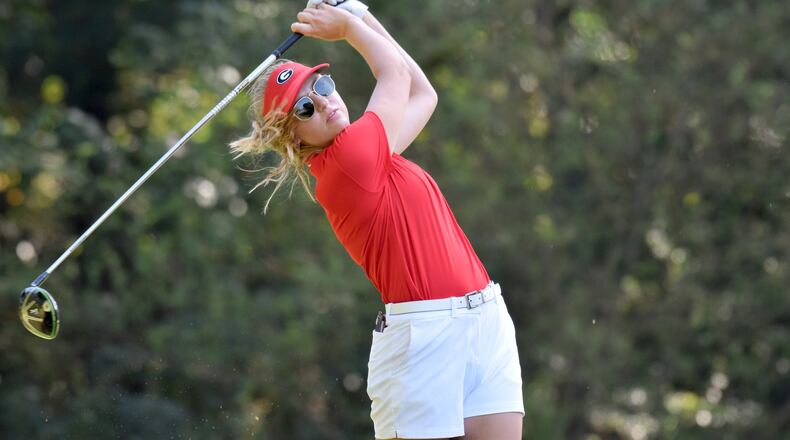 Georgia's Caterina Don is one of three members of the Lady Bulldogs' golf team who will be competing this week in the Augusta National Women's Amateur tournament. Joining the sophomore from Italy is Isabella Holpfer, a freshman from Austria, and Candice Mahe', a sophomore from France. (Steven Colquitt/UGA Athletics)