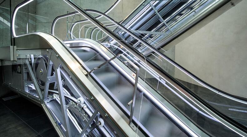 A boy was injured Saturday when his foot got caught in an escalator at Macy's in Chicago.