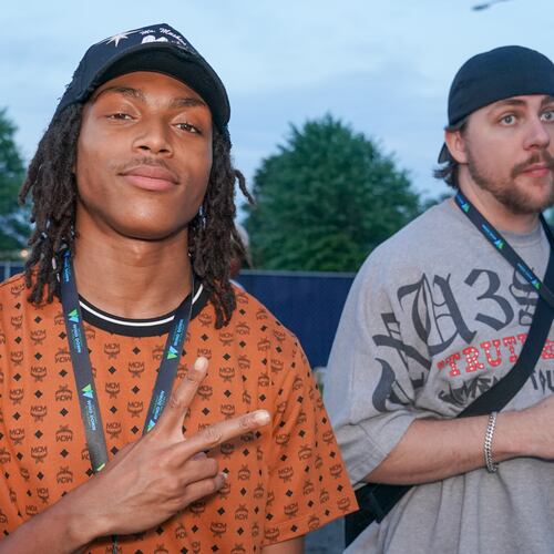 Nathan Smith, son of Lil Jon, attends a 2025 event in East Point. A body believed to be Smith's was recovered from a pond Friday. (Julia Beverly/Getty Images)