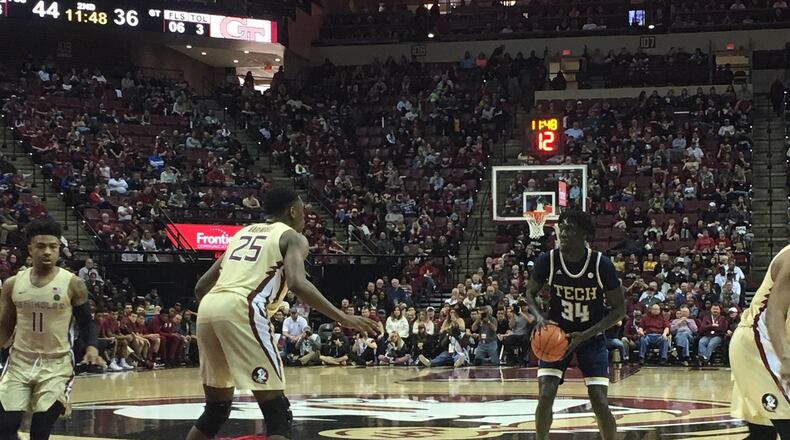 Georgia Tech forward Abdoulaye Gueye led the Yellow Jackets with 15 points on 6-for-7 shooting from the field.