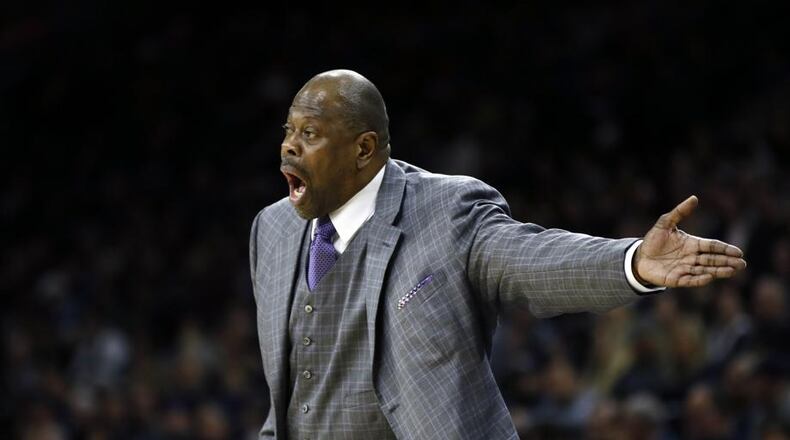 Georgetown coach Patrick Ewing.