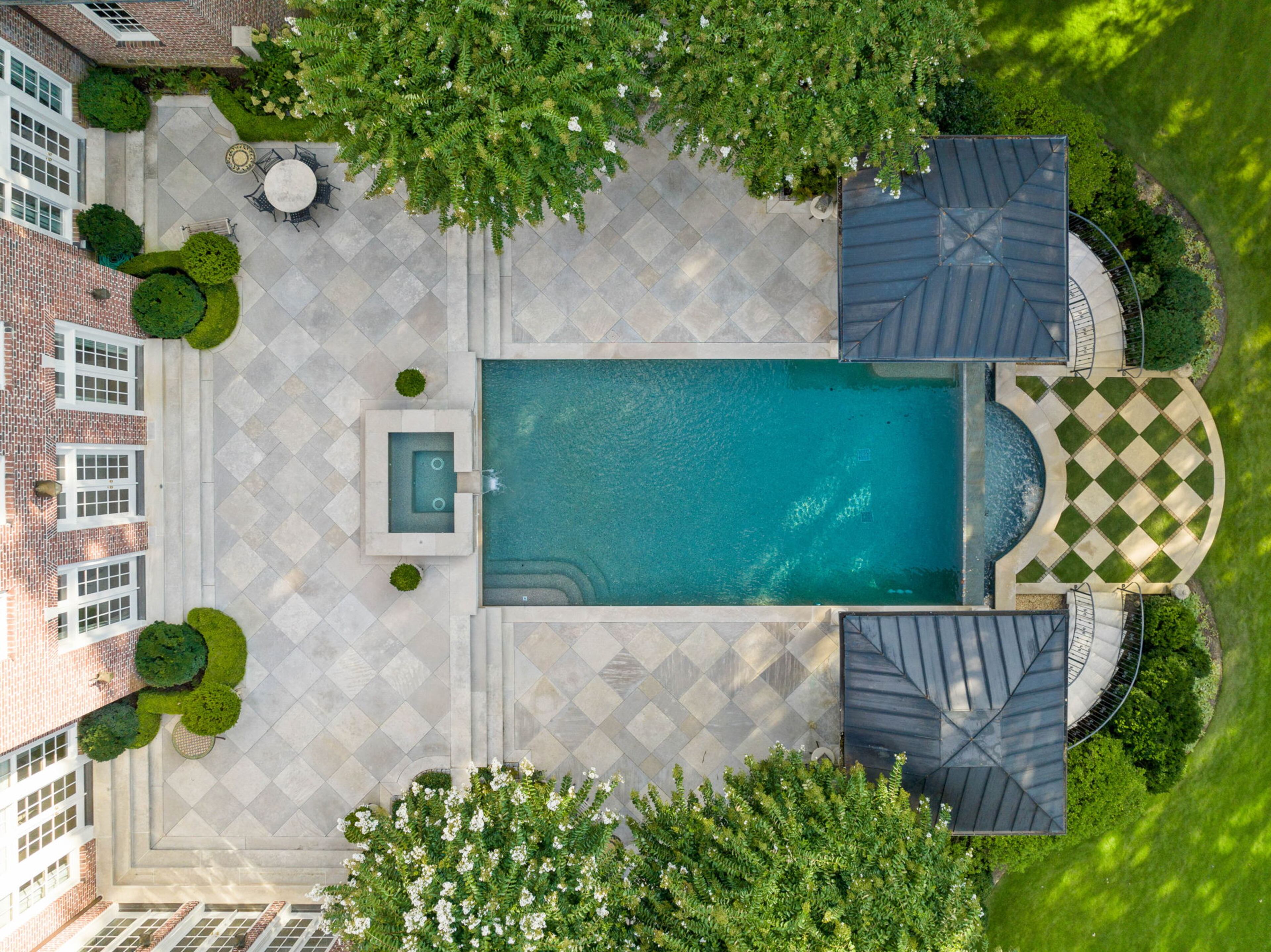 Sold for $12,865,000, the Buckhead property features over 14,000 square feet of living space in the main house alone.