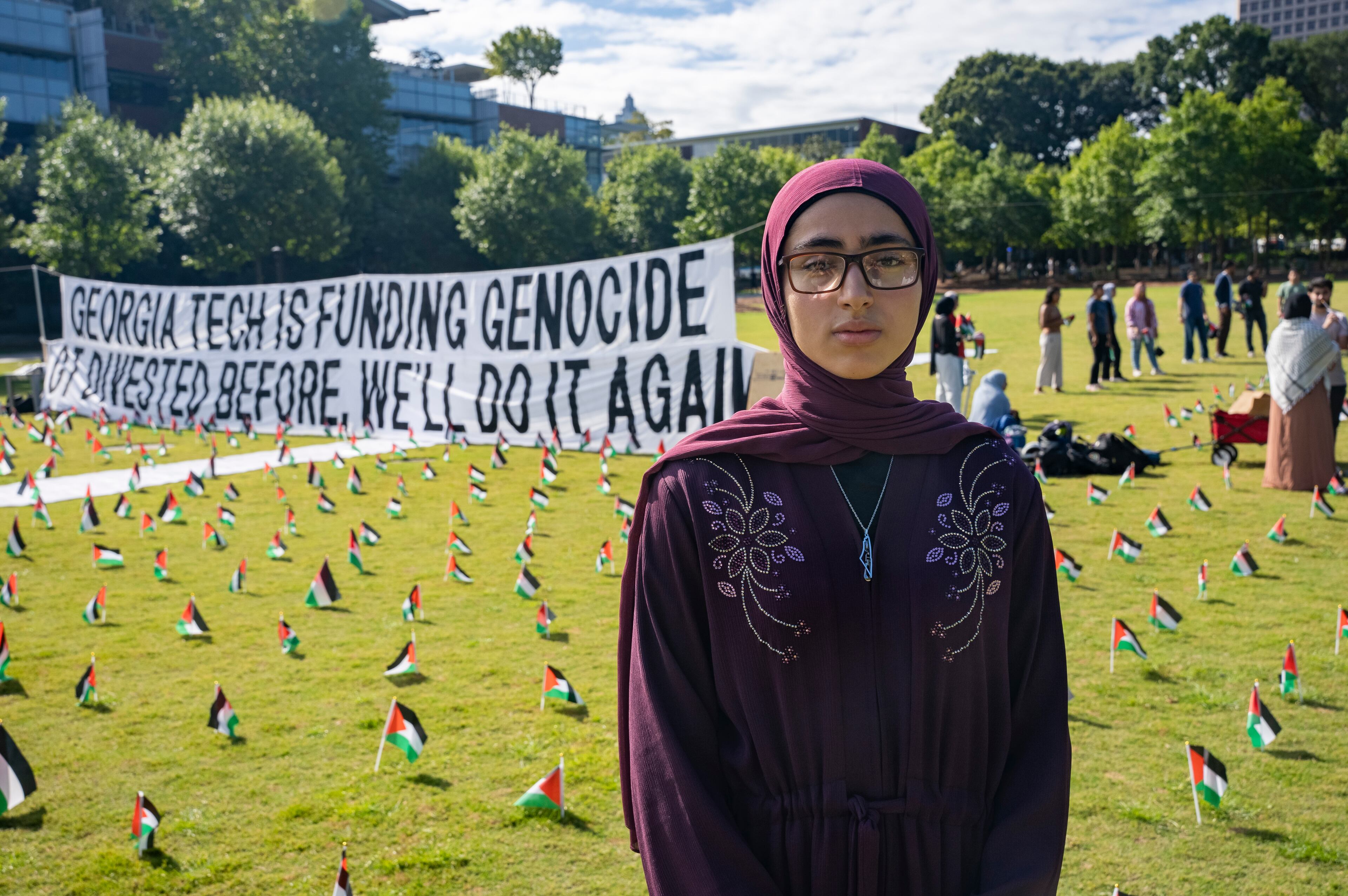 Georgia Tech students hold event to memorialize deaths in Palestine, vowing there will be more to come