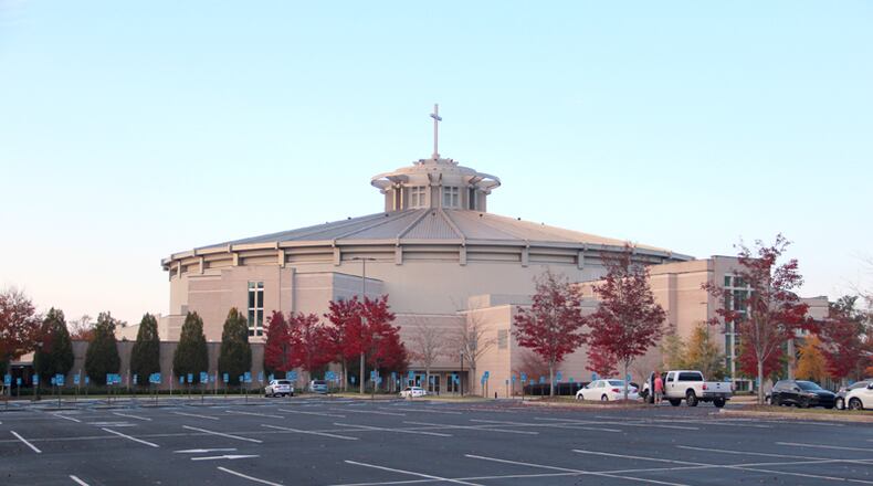 First Baptist Church of Woodstock will continue to host high school graduation ceremonies under a new partnership agreement with the Cherokee County School District. WIKIMEDIA COMMONS