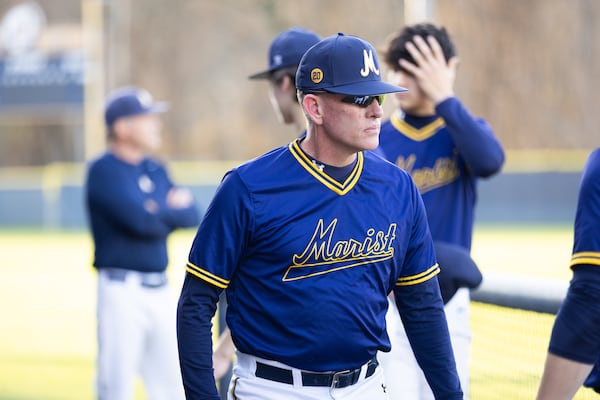 Marist coach Mike Strickland got his 600th victory Feb. 27 with a 15-0 victory over Northview. His Marist teams won state titles in 2010, 2011, 2017 and 2021. ©2026 Art of Life Photography, Sports Portraits
