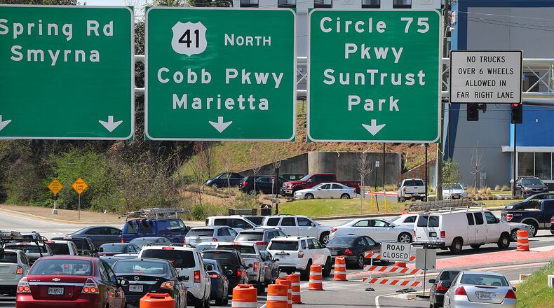 FILE PHOTO: A mystery company is considering moving to Cumberland in Cobb County. The property in question is owned by the Atlanta Braves. (Curtis Compton/ccompton@ajc.com)