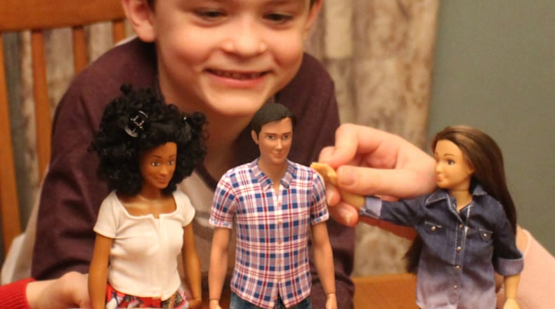 Lammily dolls are based on the proportions of average American 19-year-olds, and they even come with stickers to add acne and cellulite. Contributed by Lammily