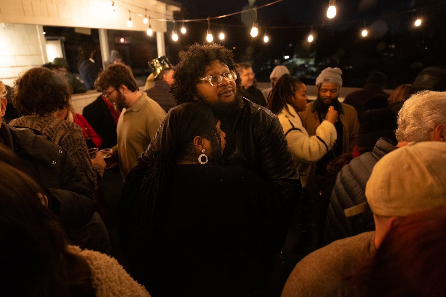NYE revelers ring in 2026 watching Digital Drone Peach in the Sky
