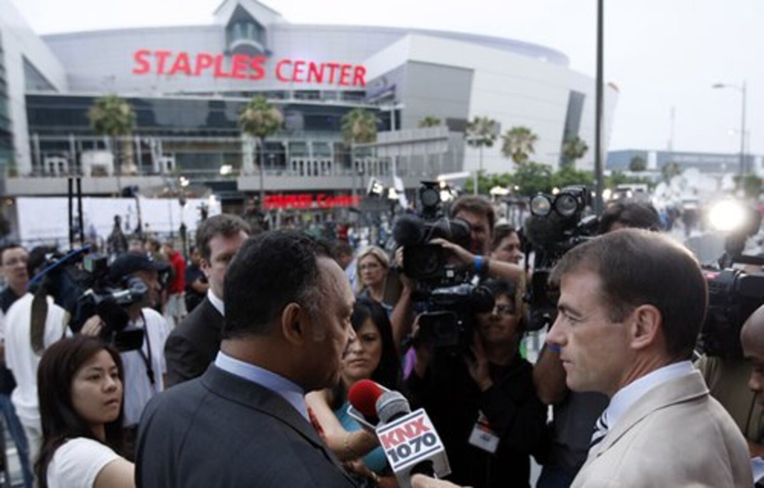 Michael Jackson memorial at Staples Center