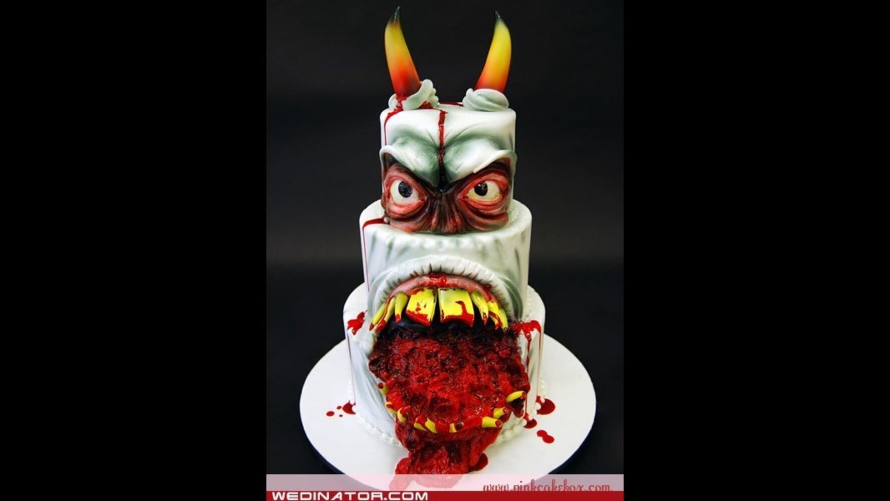 Funny, odd wedding cakes