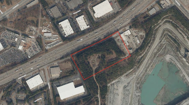 Gwinnett Commissioners recently approved a special use permit for an asphalt plant adjacent to I-85 in the 1700 block of Willow Trail Parkway in Norcross. (Courtesy Gwinnett County)