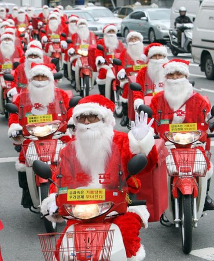 Santa Around the World