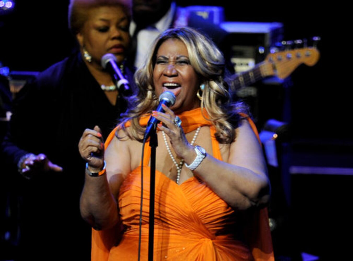 Aretha at L.A.'s Nokia Theatre