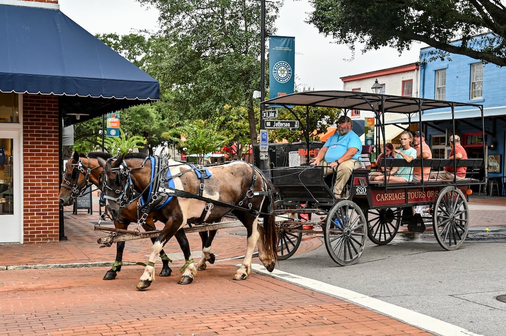 Under a revised ordinance recently passed by the Savannah City Council, horse-drawn carriage operators must cease activities when temperatures reach 85 degrees.