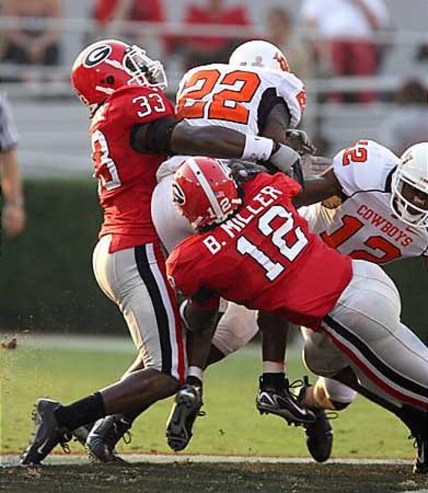 Georgia Bulldogs 35, Oklahoma St. 14 (2007)