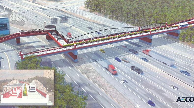 Cobb County provides updates on four roadway projects in the Cumberland Community Improvement District near SunTrust Park. AJC file photo