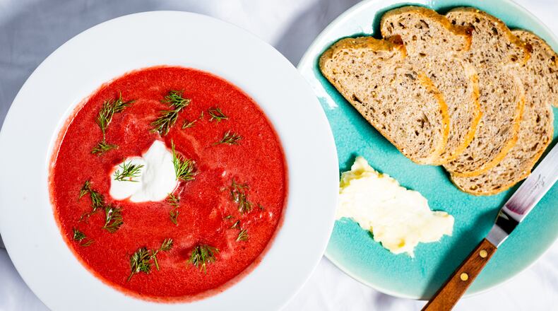 No-Cook, 5-Minute Borscht. Henri Hollis for The Atlanta Journal-Constitution