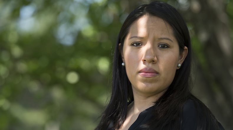 May 10, 2017, Norcross - Jessica Colotl has been stripped of her temporary reprieve from deportation. DAVID BARNES/DAVID.BARNES@AJC.COM