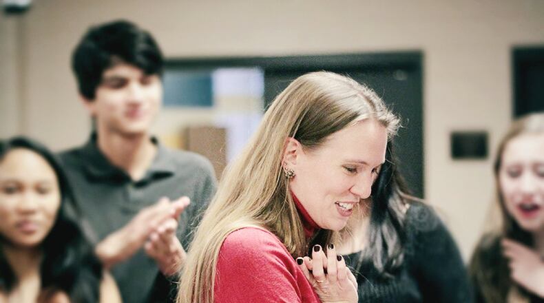 Walton High School visual art teacher Kathleen Petka has been honored as the “State-Fish Art Educator of the Year,” a national award given to an educator who teaches conservation through visual art education. CONTRIBUTED