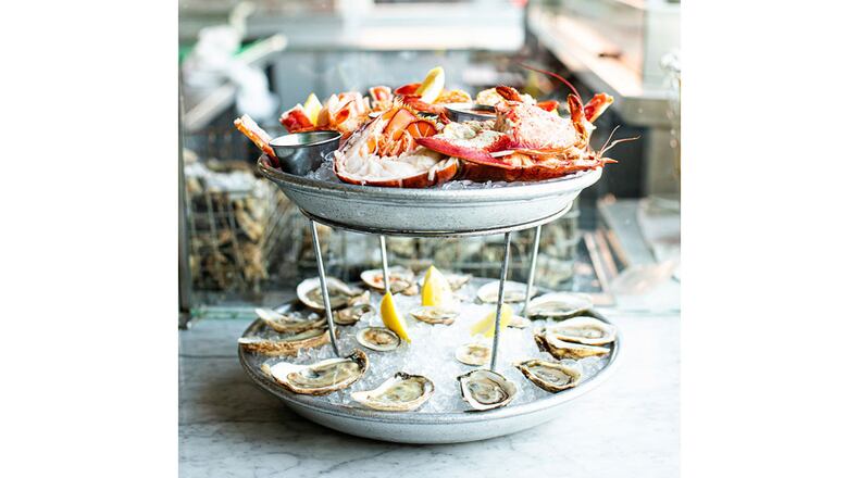 Seafood from the menu of Mac's Raw Bar and Market.