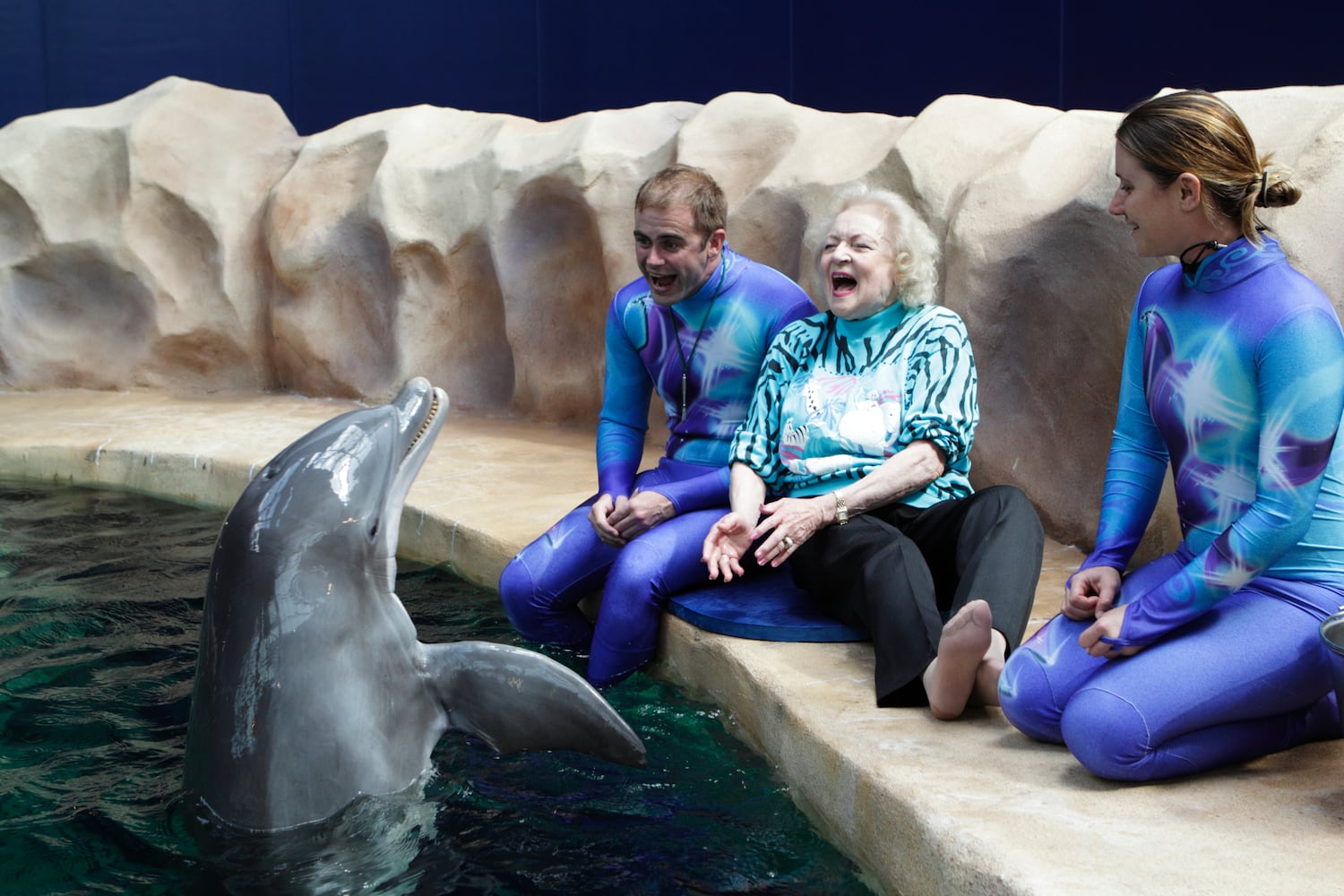 Celebrities visit Georgia Aquarium