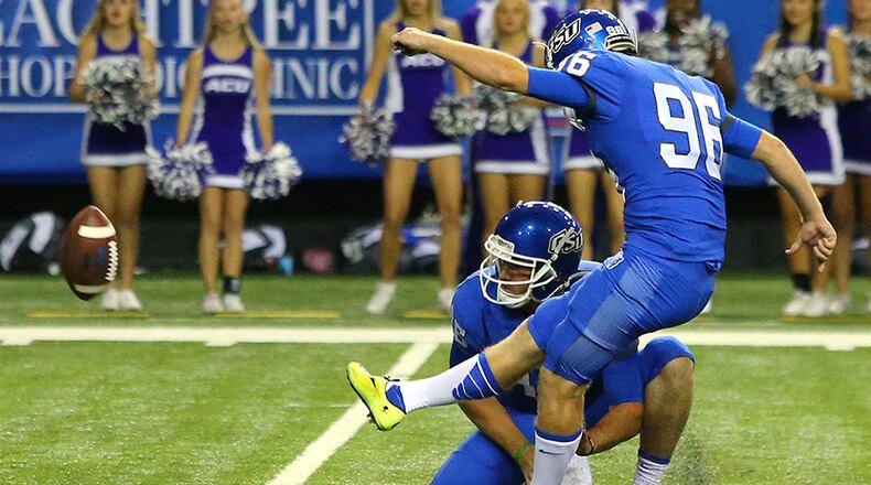 Georgia State kicker Wil Lutz is 5-for-5 in field goals, 21-for-21 in point-after attempts this season.