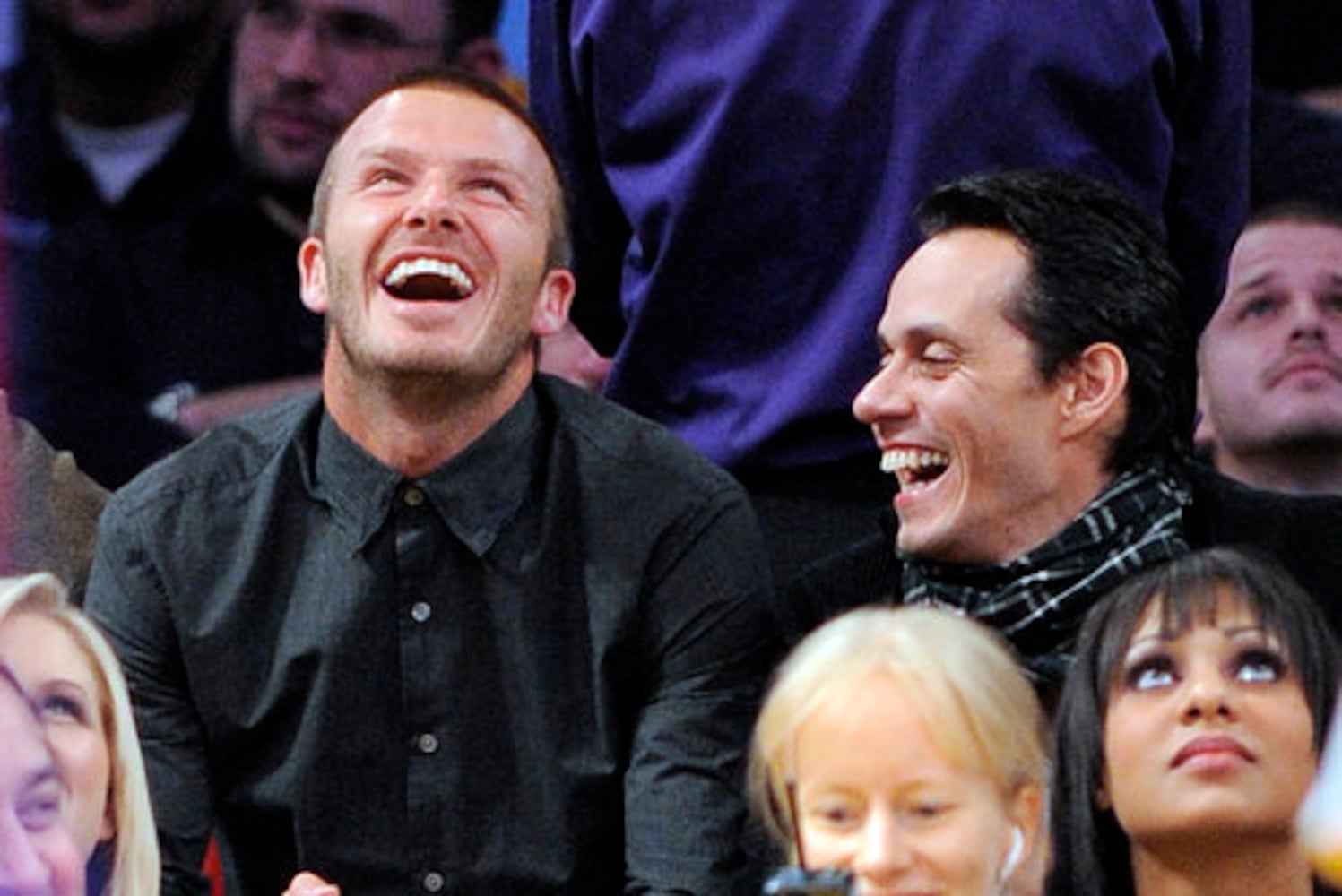 Celebrities watch Los Angeles Lakers vs. Clippers