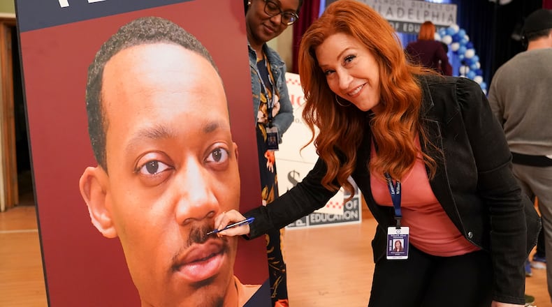 Lisa Ann Walter stars as second grade teacher Melissa Schemmenti on "Abbott Elementary." (ABC/Gilles Mingasson)