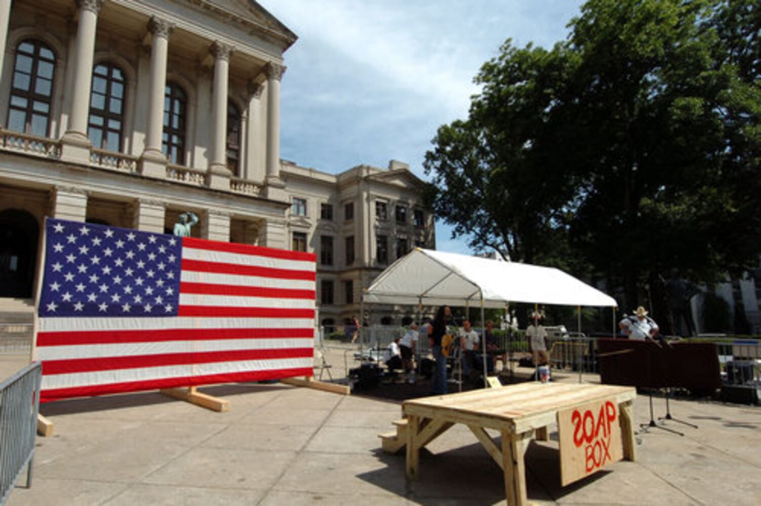 July 4 tax protest in Atlanta