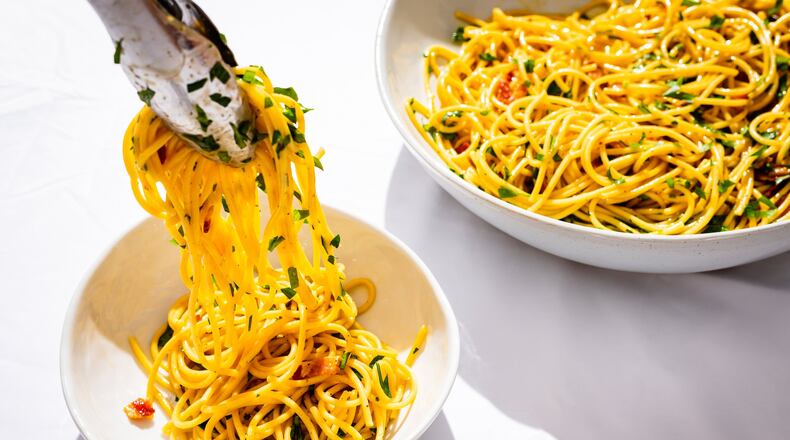 Easy Pasta Carbonara. CONTRIBUTED BY HENRI HOLLIS