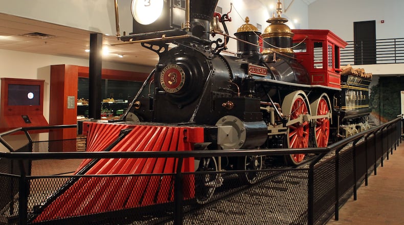 The General locomotive at the Southern Museum of Civil War and Locomotive History in Kennesaw. AJC file photo.