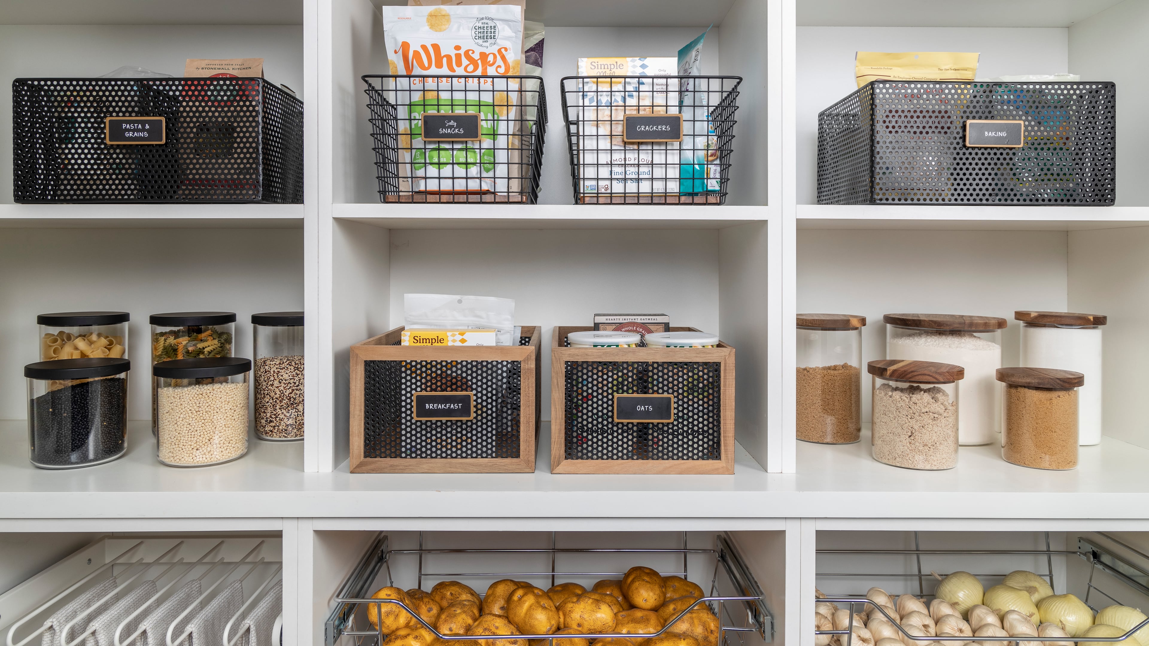 “When you have a system in place and everything’s labeled and has a home, it relieves stress, relieves anxiety and kind of helps simplify,” says professional organizer Sarah Edelman. (Courtesy of NEAT Method Atlanta)