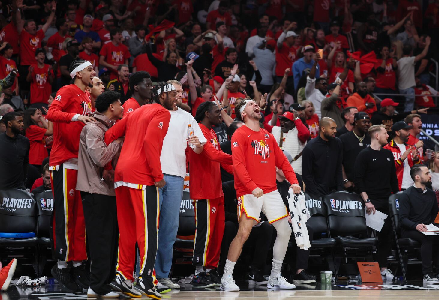 NBA first round playoff game 3 between New York Knicks and Atlanta Hawks