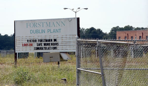 During the Great Recession, several textile mills — among the area's largest employers — closed in Laurens County. The former Victor Forstmann textile plant site is shown in East Dublin in 2016. Unlike all nine of the surrounding counties, Laurens has had more births than deaths in 2024. (Kent Johnson/AJC 2016) 